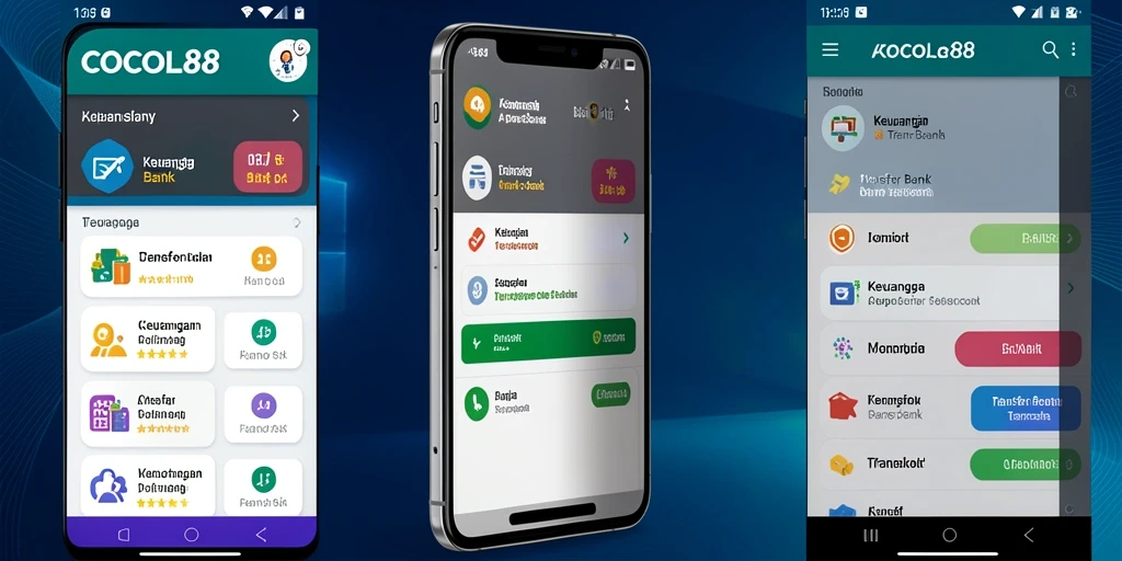 Antarmuka aplikasi COCOL88 yang intuitif dan user-friendly.