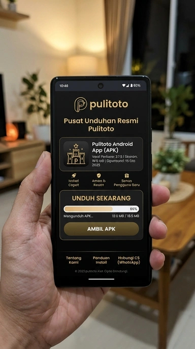 Tampilan halaman APK pulitoto